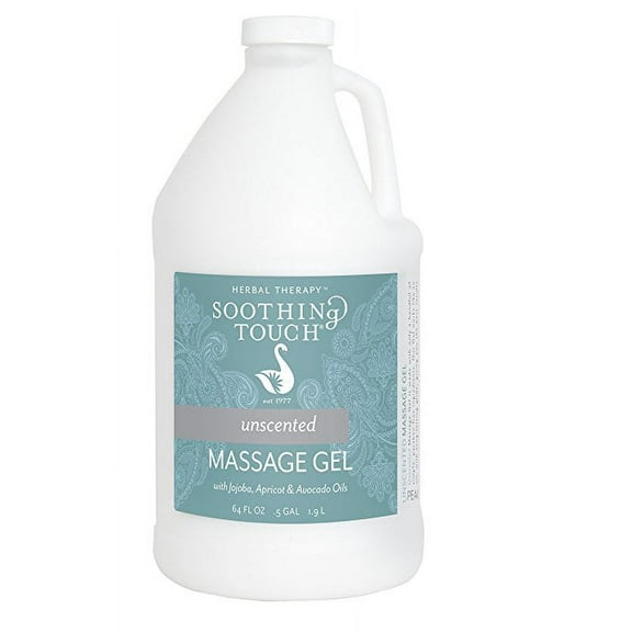 Soothing Touch Unscented Massage Gel, 1/2 Gallon (64oz)