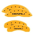 thumbnail image 2 of MGP 4 Caliper Covers Engraved Front & Rear Denali Yellow finish black ch Fits select: 2015-2019 GMC YUKON DENALI, 2015-2018 GMC YUKON XL DENALI, 2 of 6