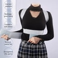thumbnail image 3 of Invisible Back Posture Corrector, Scoliosis Back Brace Spine Belt, Shoulder Therapy Support, Adjustable MenWomen Poor Posture Correction Belt, 3 of 7