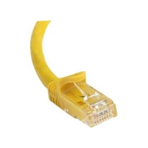 StarTech 50ft CAT6 Ethernet Cable - Yellow CAT 6 Gigabit Ethernet Wire -250Mhz 100W PoE RJ45 UTP Category 6 Network Patch Cord Snagless (N6PATCH50YL)