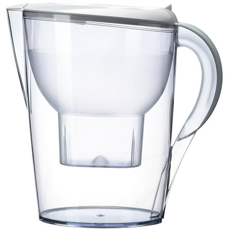 Alkaline Water Pitcher - Best for Instantly Filtered Clean Water - 3.5 Liter Purifier & Alkalinity Filter (White)