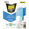 Raid Essentials Flying Insect Light Trap Starter Kit, 1 Fly Trap Device
