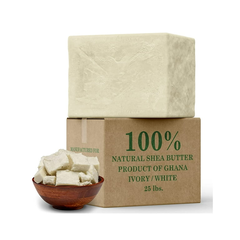 Wild Harvest White / Ivory Shea Butter - Organic 44lb Block