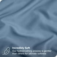 thumbnail image 3 of Bare Home Body Pillowcase - Envelope Closure - Ultra Soft - Double Brushed - Coronet Blue, 3 of 6