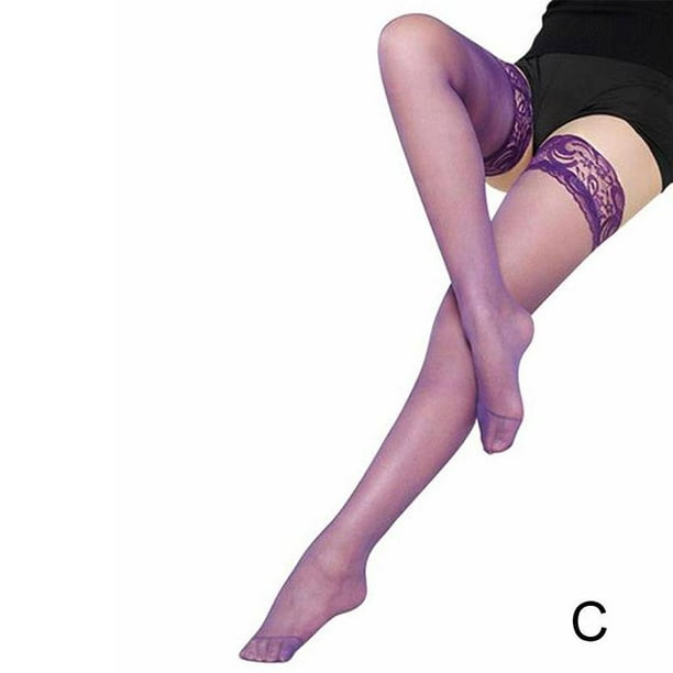 Instrument heilige Gewond raken Sexy Lace Stay Up Thigh-High Stockings For Women Costume Panty J1E7 -  Walmart.com