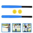 thumbnail image 3 of 1 Set of Foams Baseball Bat Baseball Training Bat Foams Baseball Stick Vintage Baseball Exercising Bat, 3 of 8