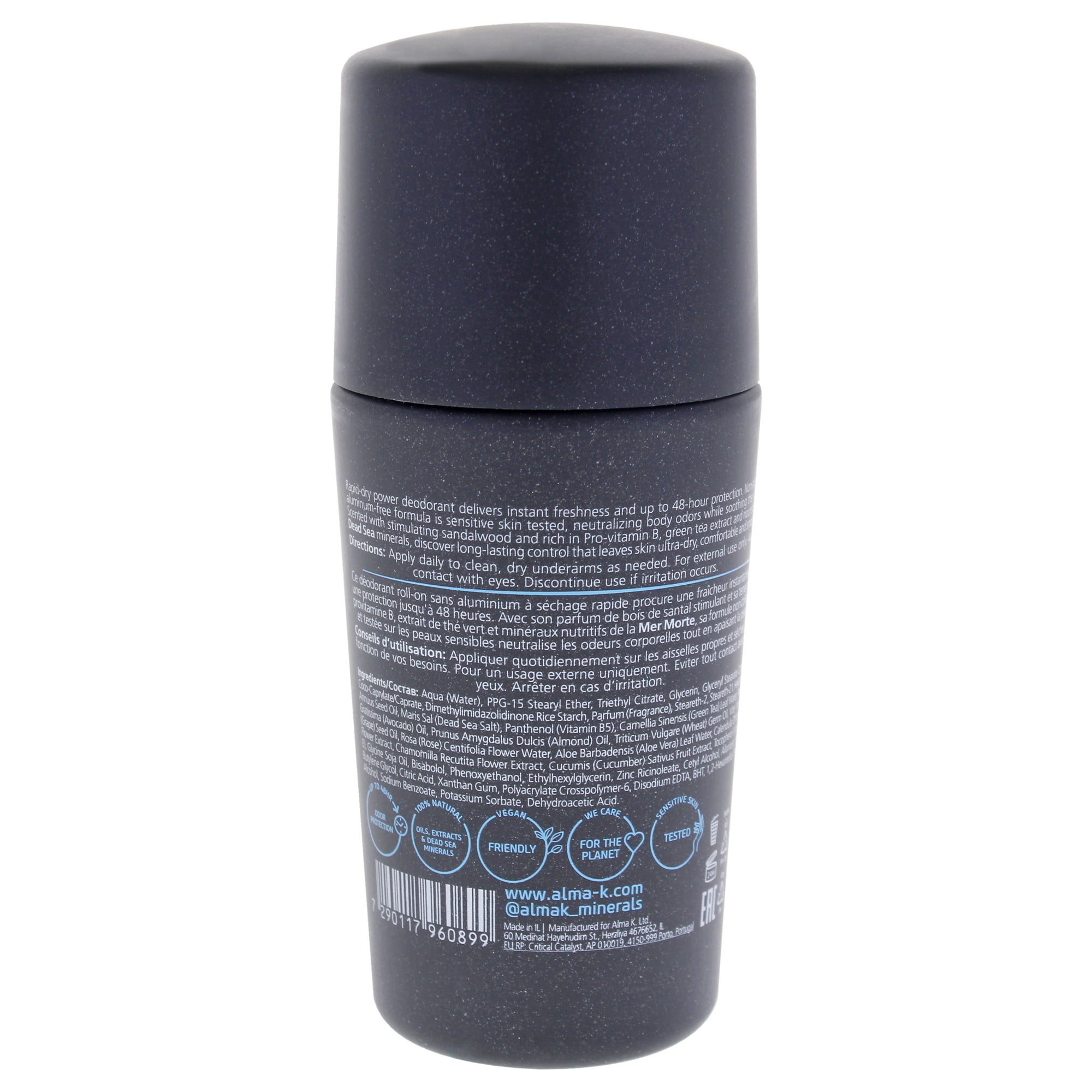 Alma K Active Protection Roll On Deodorant, Deodorant for Women, 2.6 oz