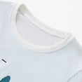 thumbnail image 5 of CUZIBR Little Girls Crewneck Sweatshirt Cartoon Graphic Pullover Long Sleeve Soft Casual Daily Wear,Light Blue,2-3 Years, 5 of 5