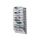 thumbnail image 4 of Office Wall Organizer Metal Chicken Wire Hanging File Holder Paper Mail Literature Rack, 10 Pockets, Black, 4 of 5