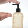 thumbnail image 3 of Unique Bargains 1 Pc Elegant Soap Pump Dispenser for Bathroom 13.52oz Orange Black, 3 of 6