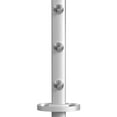 thumbnail image 4 of Pulse ShowerSpas 1017-S Système de Douche en Aluminium Anodisé Bonzai&44; Argent avec Finition Chromée, 4 of 6