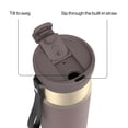 thumbnail image 3 of Contigo DualSip 24 oz Leakproof Insulated Water Bottle with Carrying Strap and 2-Way Lid, 3 of 8