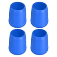 thumbnail image 1 of Unique Bargains 4 Pcs Silicone Fishing Rod Butt Cushion Protector Cap, Large, Blue, 1 of 7