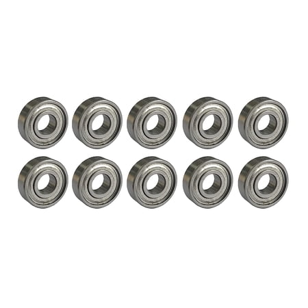 Double Shielded Miniature Deep Groove Ball Bearing (Pack of 10), (694zz ...