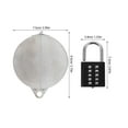 thumbnail image 2 of WRITWAA Weather Resistant Outdoor Faucet Lock with Anti-Theft Metal Spigot Cover, Set for Garden and Home, 2 of 8