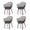 Brown, variant on BPS Resin Dining Chairs Set of 2, Modern Outdoor Patio Furniture Plastic dining chairs, ergonomic back, armrests, weather-resistant for patio, backyard, deck, porch, easy to clean, Beige
