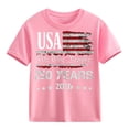 thumbnail image 4 of Ruyang 4th of July T Shirts for Kids America Flag Print Patriotic Crewneck Short Sleeve Summer 250th Anniversary Tee Tops, 4 of 4