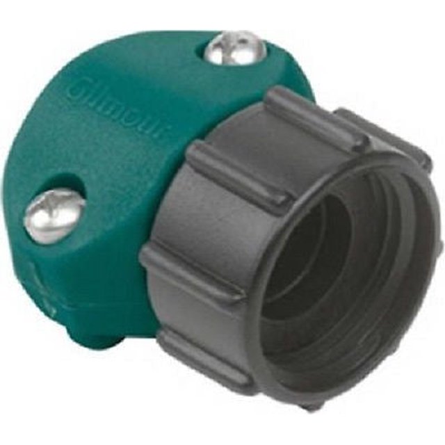 Gilmour 01F 5/8" & 3/4" Nylon Female Garden Hose End Repair Coupling Quantity of 72