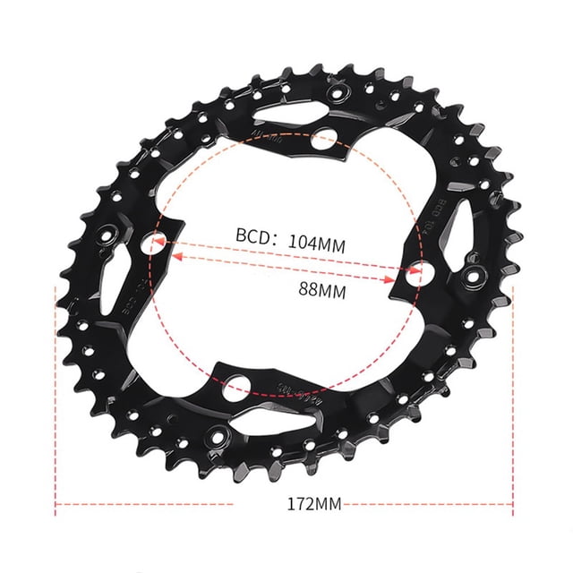 Mountain Bike Tooth Plate Tooth Plate 22T 32T 42T44T Bicycle Disc Tooth Plate