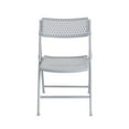 thumbnail image 4 of National Public Seating Airflex Series Premium Polypropylene Folding Chair, Platinum (Pack of 4), 4 of 7