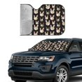 thumbnail image 3 of Kdxio Flowe Rooster Print Front Windshield Sun Shade,Folding Auto Sunshade for Car Truck SUV-Medium, 3 of 7
