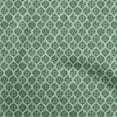 thumbnail image 1 of oneOone Cotton Cambric Green Fabric Asian Batik Ogee Dress Material Fabric Print Fabric By The Yard 56 Inch Wide, 1 of 4