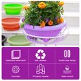 thumbnail image 3 of Weiweiguan 2 Sets Hanging Flowerpot Fence Railing Wall Hanging Planter Plant Container, 3 of 6