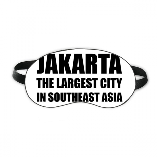 Yakarta, ciudad más grande en el sureste de Asia Máscara de sueño