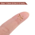 thumbnail image 4 of Uxcell 20g Crushed Glass Chips, 1-3mm Irregular Metallic Sequins Glass Stone Gold Tone, 4 of 5