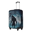 thumbnail image 2 of Cauagu Moon Wolf Warrior Print Travel Luggage Cover,Travel Dust-proof Suitcase Cover Softside Suitcase Protector for 18-32inch,Not Included Suitcase, 2 of 8