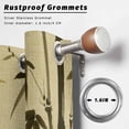 thumbnail image 2 of Outdoor Curtains for Patio Waterproof, Vintage Bamboos Outdoor Privacy Panels Grommet, Ink Painting Retro Art Rustic Blackout Outside Curtains for Porch/Cabana/Pergola/Gazebo 54"x84", 1 Panel, 2 of 8