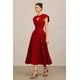 thumbnail image 4 of Vestido Bellabarnetten Verna Halter Folds Maxi para mujer, 4 of 6