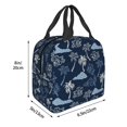 thumbnail image 3 of Sikiie Hawaii Palms Lunch Bag for Women & Men Adult Insulated Lunch Box, Food Lunch Containers Lunch Tote Bags for Work, Travel, Outdoor, 3 of 8