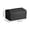 Black, variant on Faux Leather Tissue Box Cover, Decorative Tissue Holder with Spring Bottom for Bathroom, Living Room, Bedroom and Office, Universal Size Napkin Box Cover