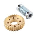 thumbnail image 2 of Eje, reductor de velocidad de tornillo sin fin 28:1 Reductor de engranajes Engranajes mecánicos Artesanía superior, 2 of 8
