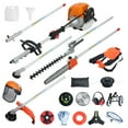 thumbnail image 1 of Multi-Functional Trimming Tool, 52CC 2-Cycle Gas Powered Hedge Trimmer, Weed Eater, String Trimmer, Brush Cutter, Edger, Pole Saw Chainsaw Pruner with Extension Pole, 1 of 9