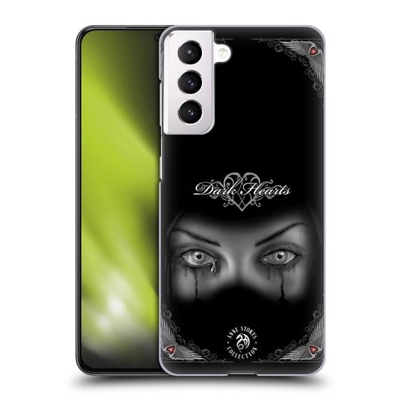 Head Case Designs Officially Licensed Anne Stokes Gothic Sad Eyes Hard Back Case Compatible with Samsung Galaxy S21 5G
