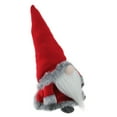 thumbnail image 2 of Northlight 18" Red Sitting Santa Christmas Gnome with Gray Faux Fur Trim, 2 of 3