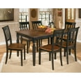 thumbnail image 4 of Signature Design by Ashley Owingsville Rustic Farmhouse Dining Room Table, Black & Brown, 4 of 7