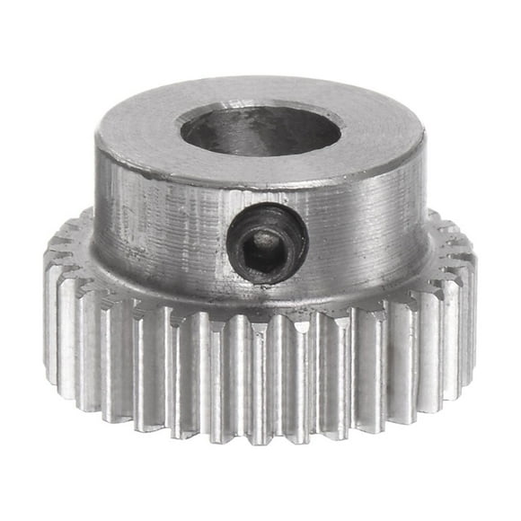 Unique Bargains Pinion Gear 6mm Aperture 32T 0.5 Module Stainless Steel Motor Gear