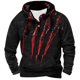 thumbnail image 1 of Sudaderas con capucha para hombre, moda, bolsillos, manga larga, estampado, sudaderas con capucha, blusa para hombre, blusa de poliéster, 1 of 3