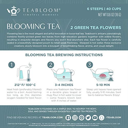 Teabloom's Flowering Tea Set Will Bloom In Hot Water Right Before Your Eyes