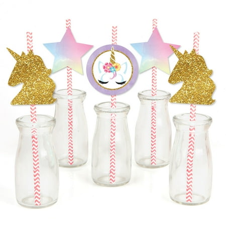 rainbow unicorn paper straw decor magical unicorn baby shower or birthday party striped decorative - Unicorn Christmas Decorations rainbow unicorn paper straw decor magical unicorn baby shower or birthday party striped decorative - Unicorn Christmas Decorations