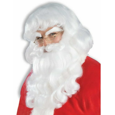 Wig and Beard Adult Santa Set - Walmart.com