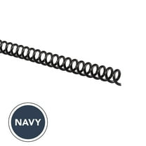 GBC Color Coil Binding Spines, 6 mm, Navy, 100 Pack