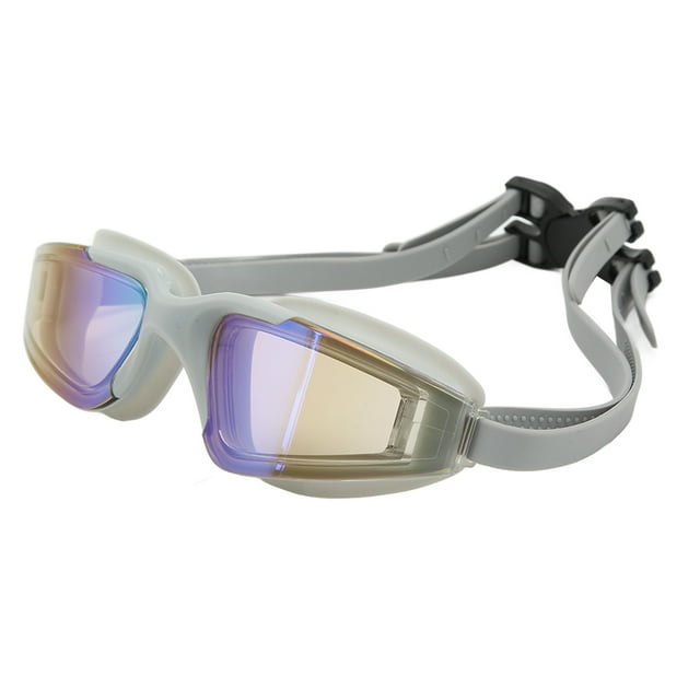 Gafas de natación Bling Bling antivaho HD de silicona y Lente PC