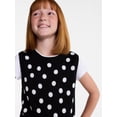 thumbnail image 4 of Wonder Nation Girls Sleeveless Sweater, Midweight, Sizes 4-18 & Plus, 4 of 8
