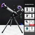 thumbnail image 5 of Telescope for Kids under $5! Xqxayjr Astronomy Telescope for Beginners, 50mm Refractor Telescope with Tripod, Kids Adults Lunar Planetary Telescope, 20X 30X 40X Magnification, 5 of 9