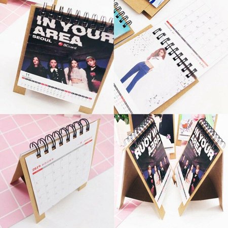 Fancyleo Kpop Blackpink 2019 2020 Mini Desktop Calendar Photo Picture Army Gift