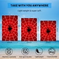 thumbnail image 5 of GZHJMY Beach Towel for Women Girls, Spider Web Funny Spooky Party Bath Towel, Oversized Lightweight Sport Towel, 31x51 Inch, 5 of 7